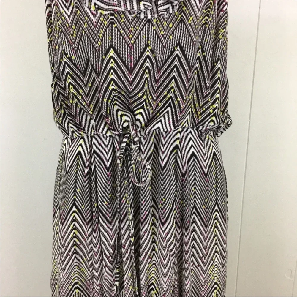 Karen Millen Chevron Jumpsuit‎ Women’s 6 Sleeveless V-Neck